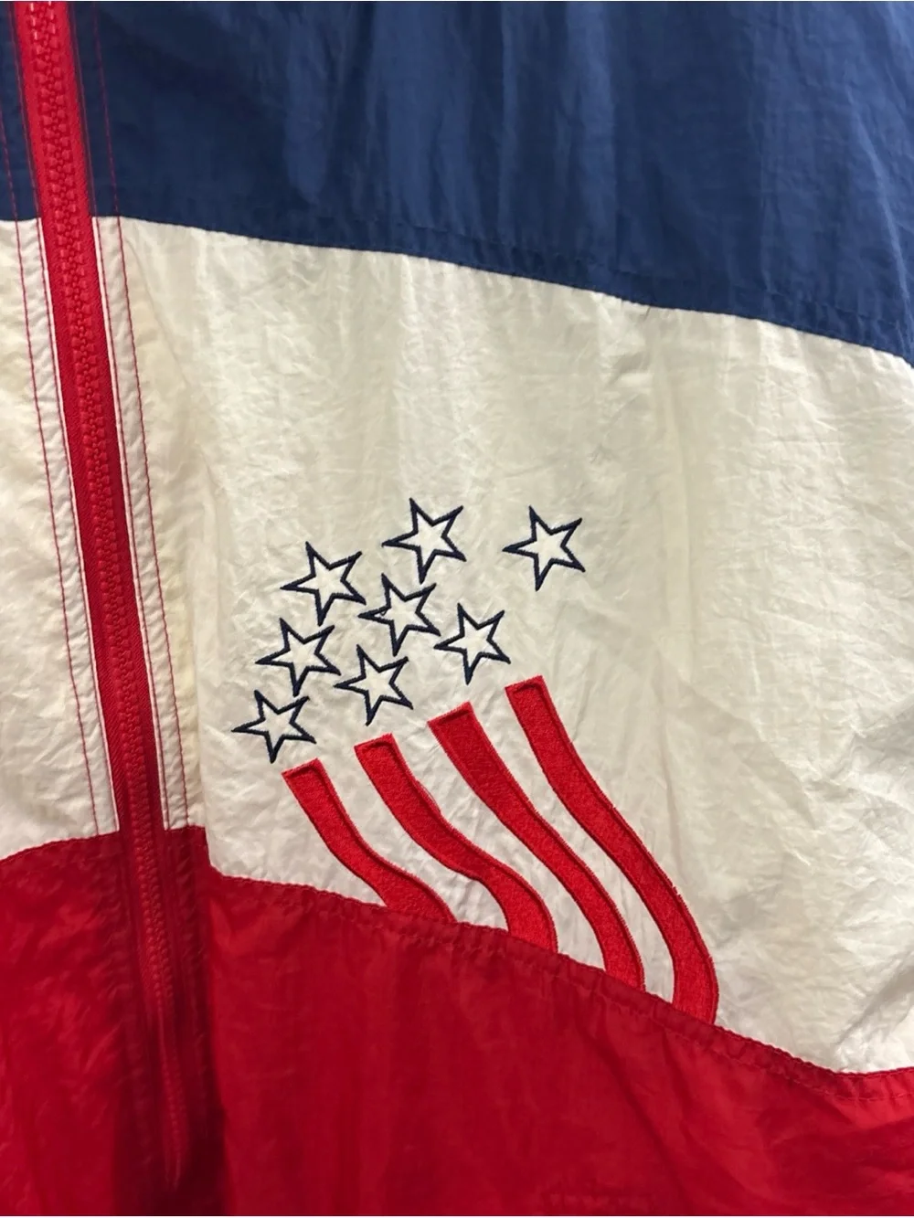 Starter Olympic Games Atlanta 1996 Windbreaker Mens XL USA Full Zip Jacket Vtg - Picture 3 of 15